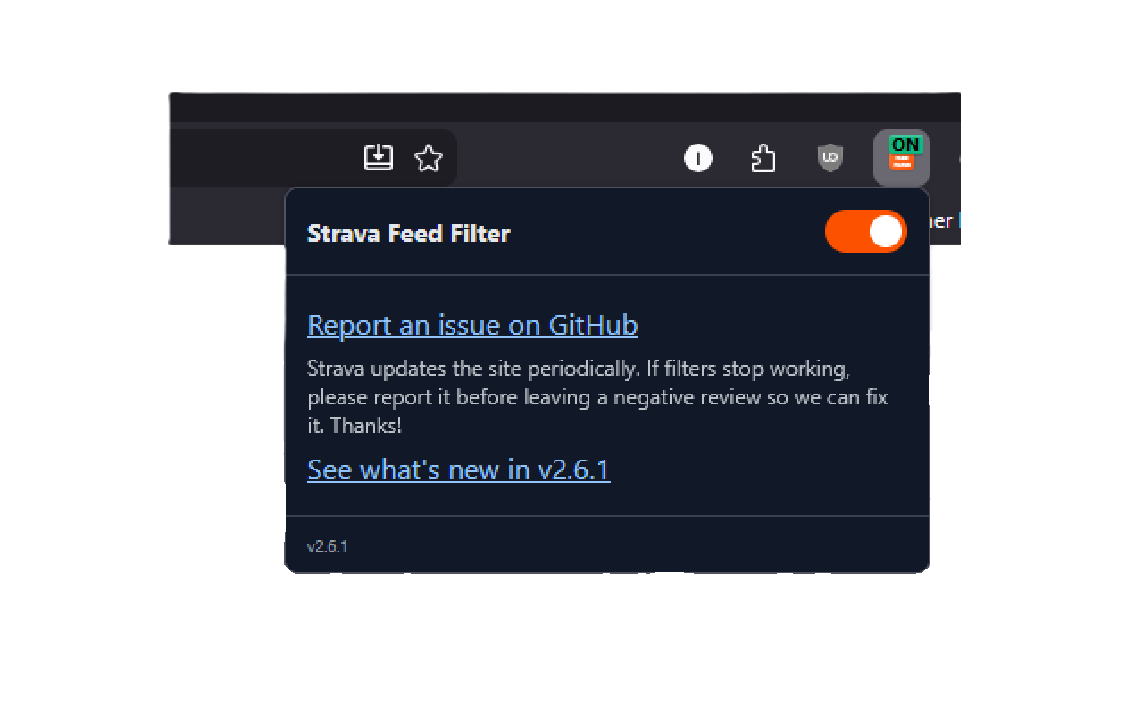 Strava Feed Filter - 截图 3