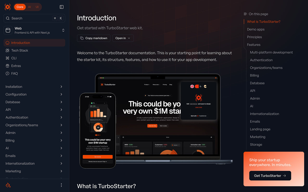 TurboStarter - 截图 1