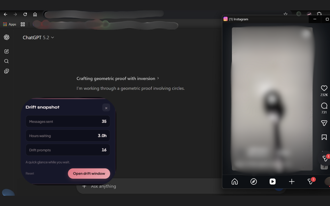 Drift - Scroll While AI Thinks - 截图 4