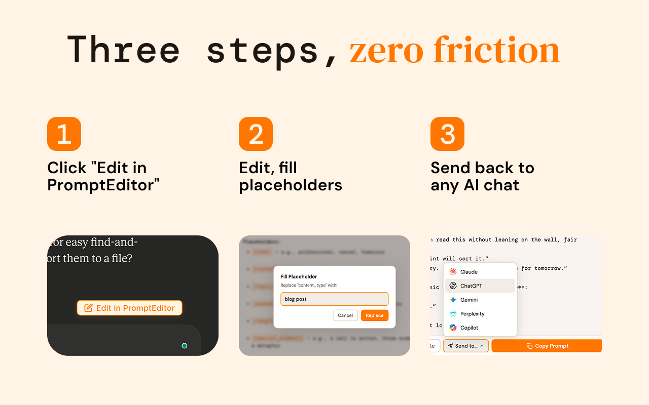 PromptEditor: Markdown Sidebar for AI Prompts - 截图 2