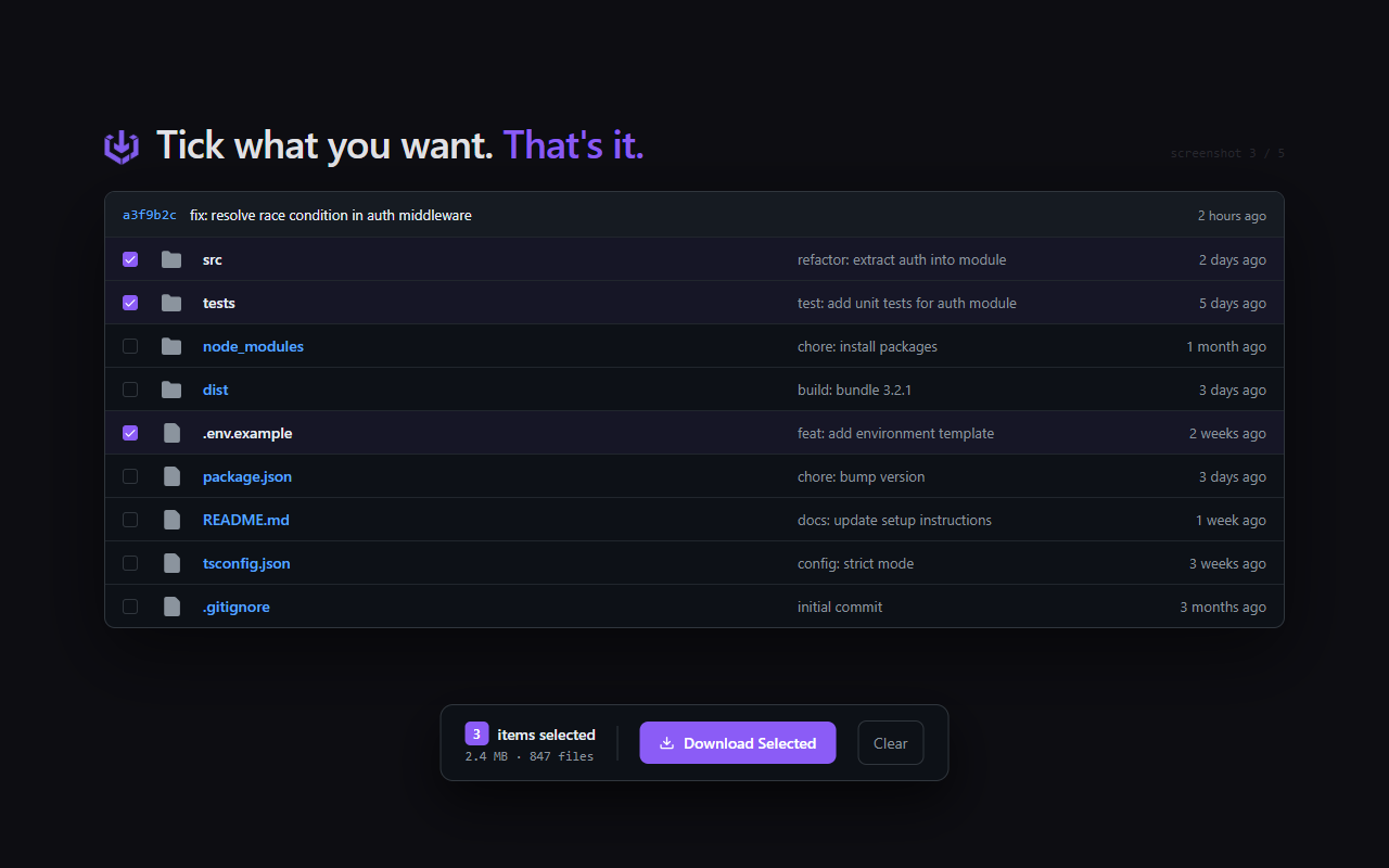 GitHub Smart Downloader - 截图 4