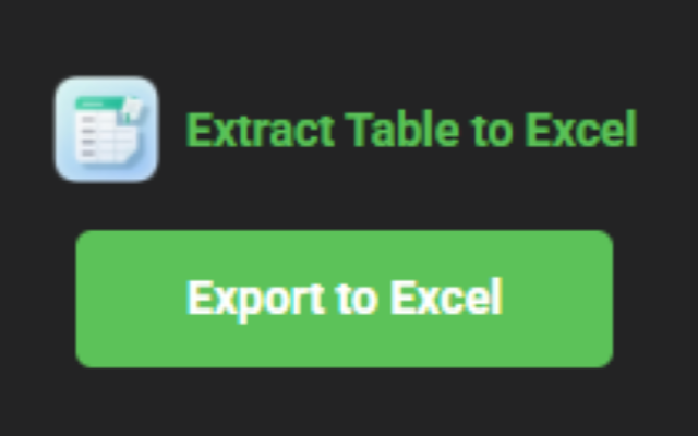 Table to Excel Exporter - 截图 1