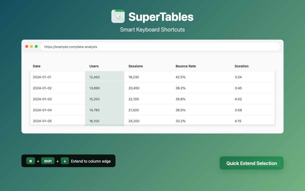 SuperTables - 截图 2