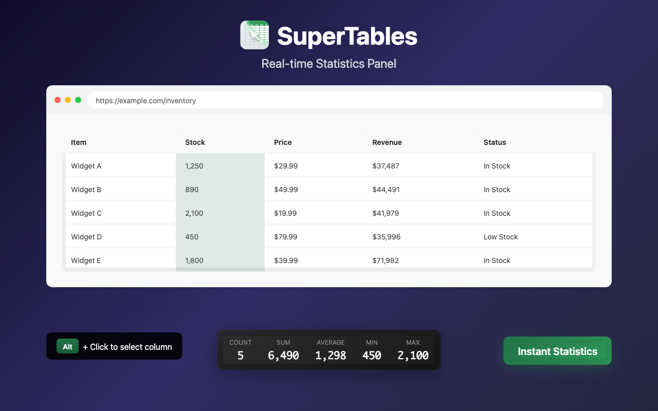 SuperTables - 截图 4