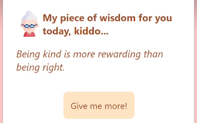 Granny's Wisdom - 截图 2