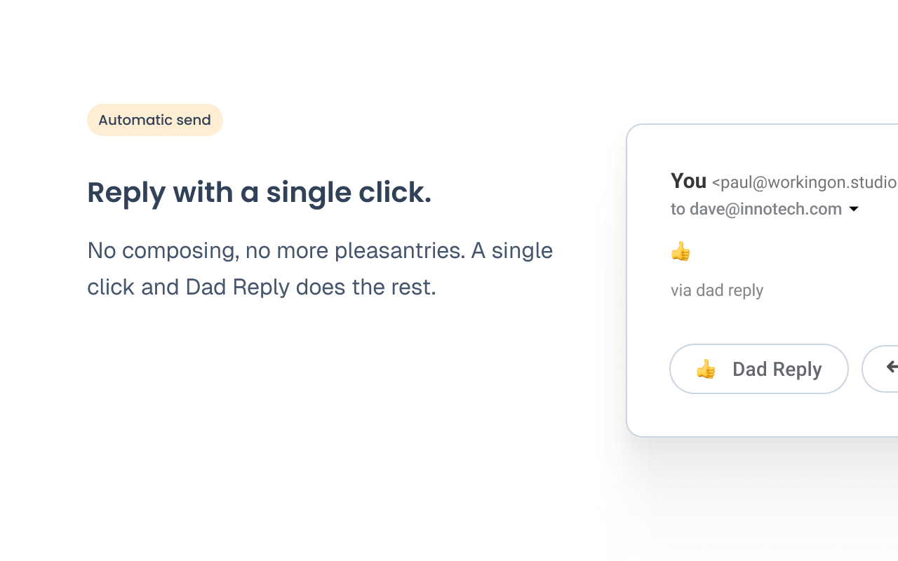Dad Reply - One-click emoji replies for Gmail. - 截图 4
