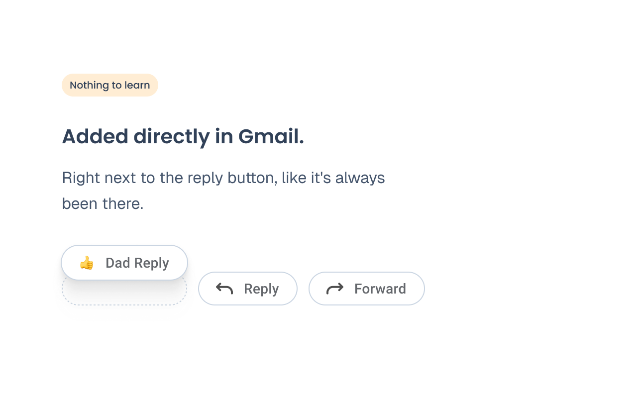 Dad Reply - One-click emoji replies for Gmail. - 截图 5