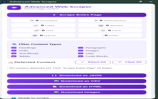 Advanced Web Scraper - 截图 2