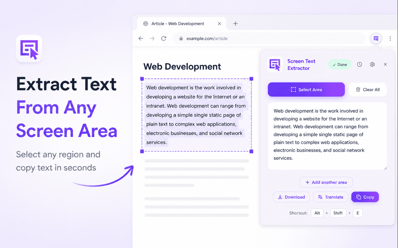 Screen Text Extractor - 截图 5