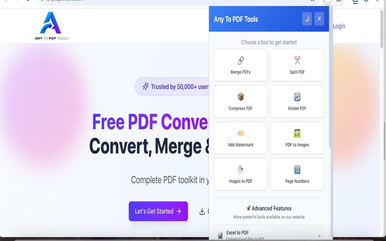 Any To PDF Tools:PDF Compress, Merge, Split, Convert, Rotate - 截图 4