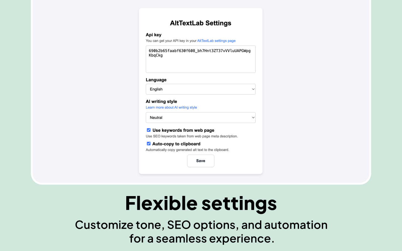 AltTextLab – AI Alt Text Generator & Checker - 截图 2