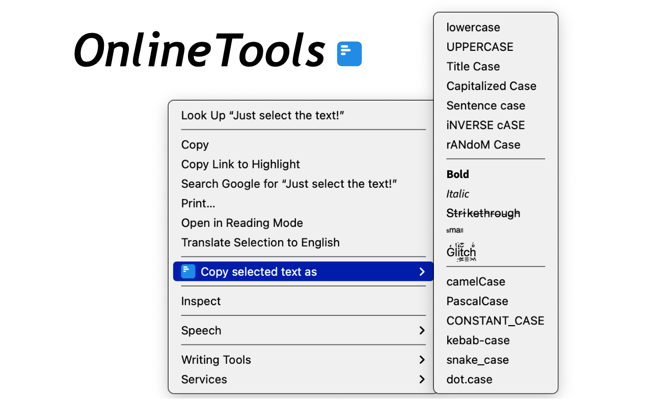 Quick Text Case Converter - 截图 1