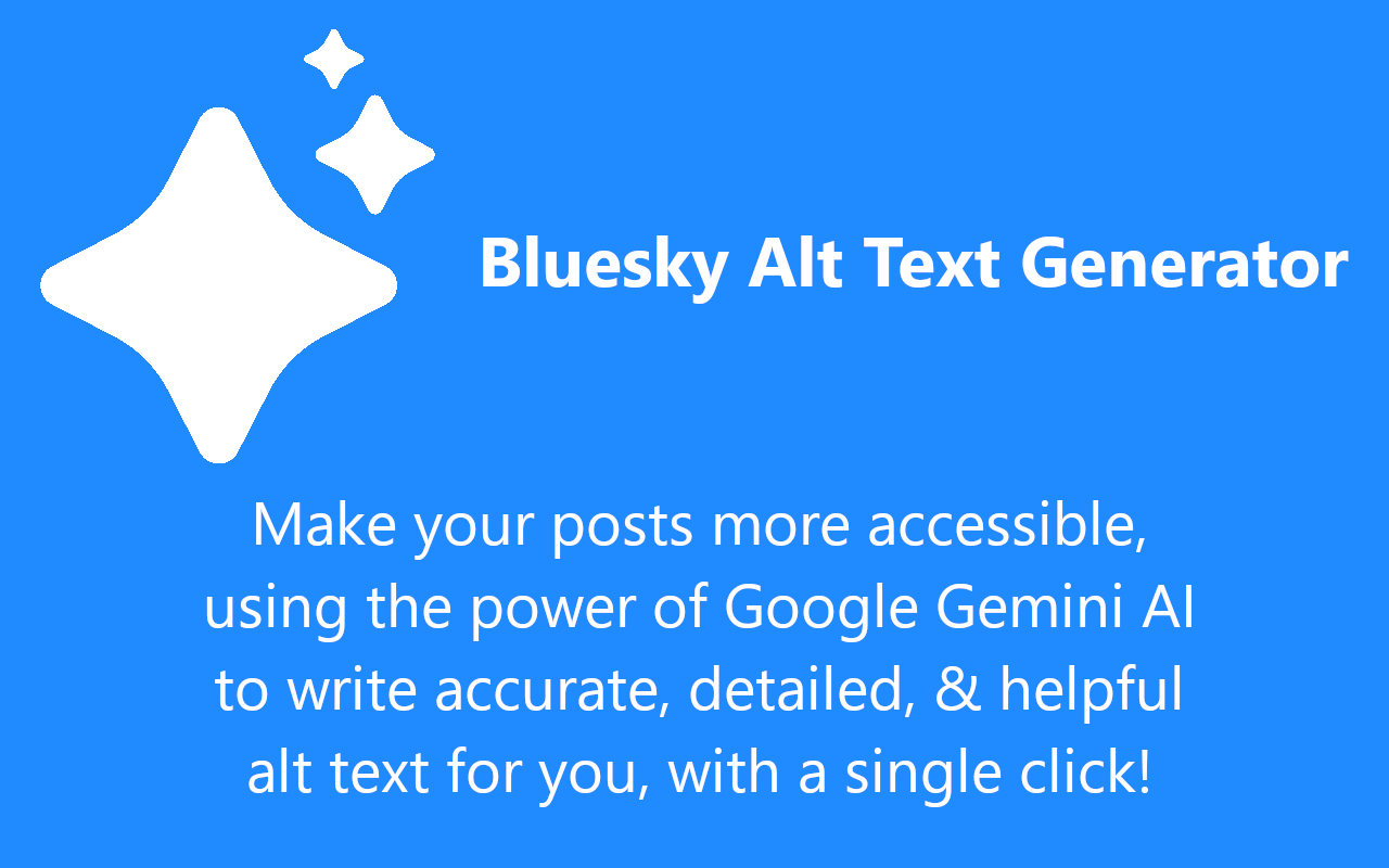 Bluesky Alt Text Generator - 截图 1