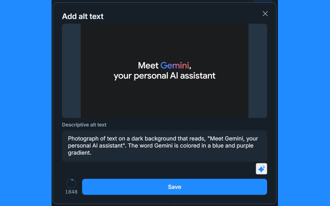Bluesky Alt Text Generator - 截图 4