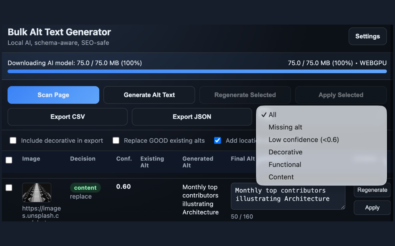 SEO Alt Text Generator - 截图 2