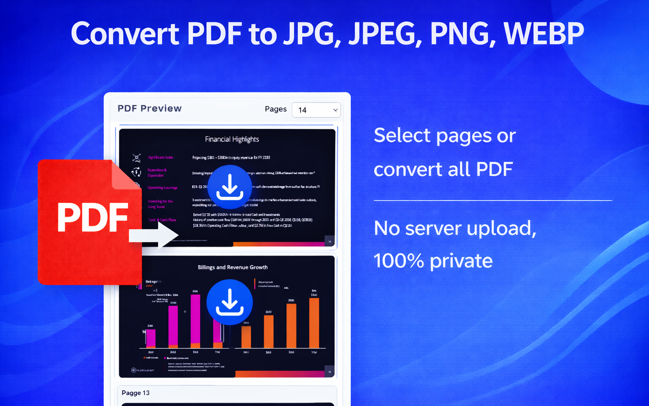 PDF 转 JPG 转换器 - 截图 1