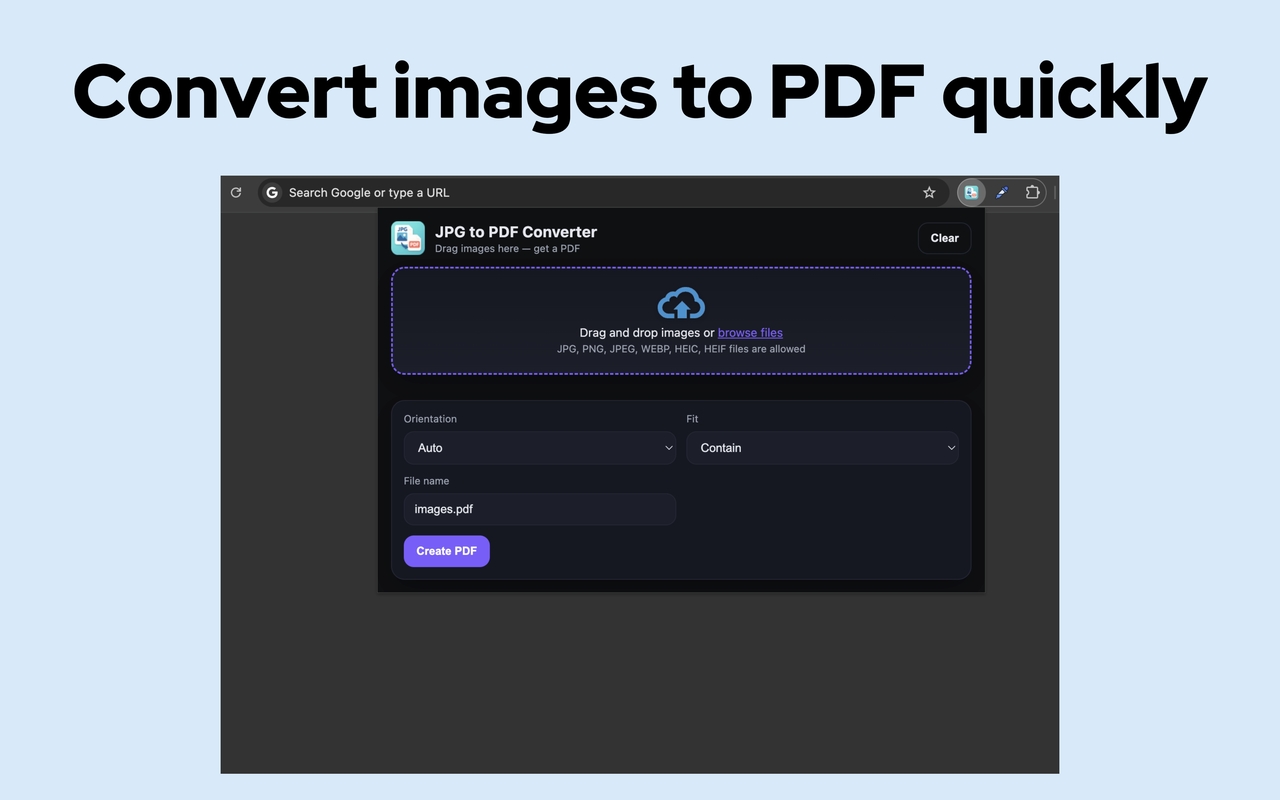 JPG 转 PDF 转换器 - 截图 1