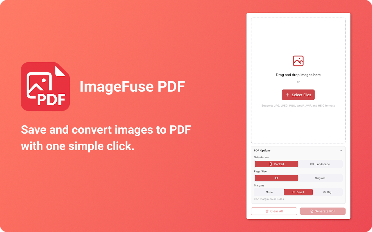 Image to PDF Converter by ImageFuse PDF - 截图 1