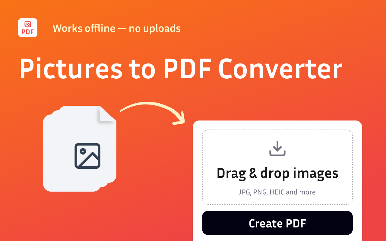 将 JPG 转换为 PDF - 截图 1