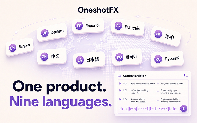 AI 屏幕录制器 - OneshotFX - 截图 2