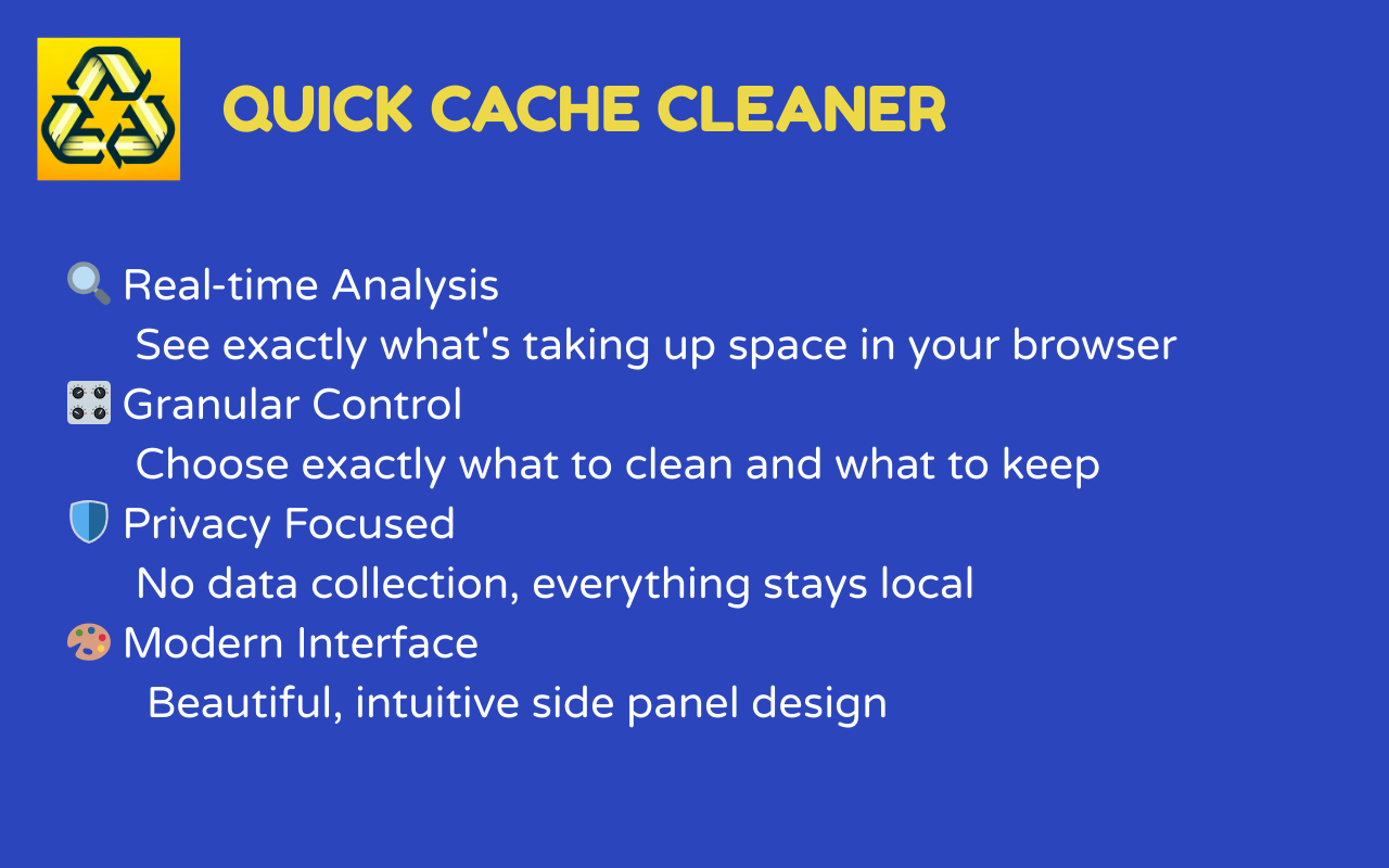 Quick Cache Cleaner - 截图 1