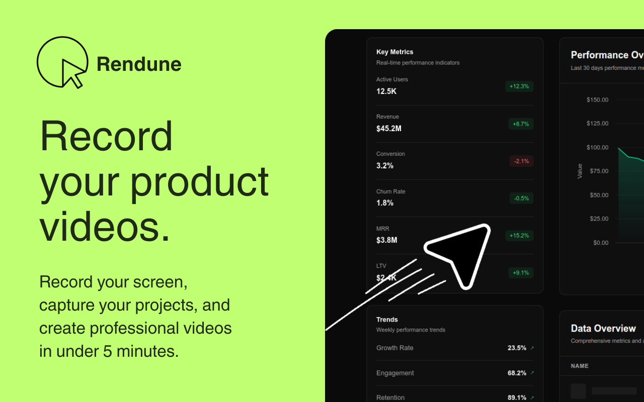 Rendune - Professional Marketing Demo Videos In Minutes - 截图 5