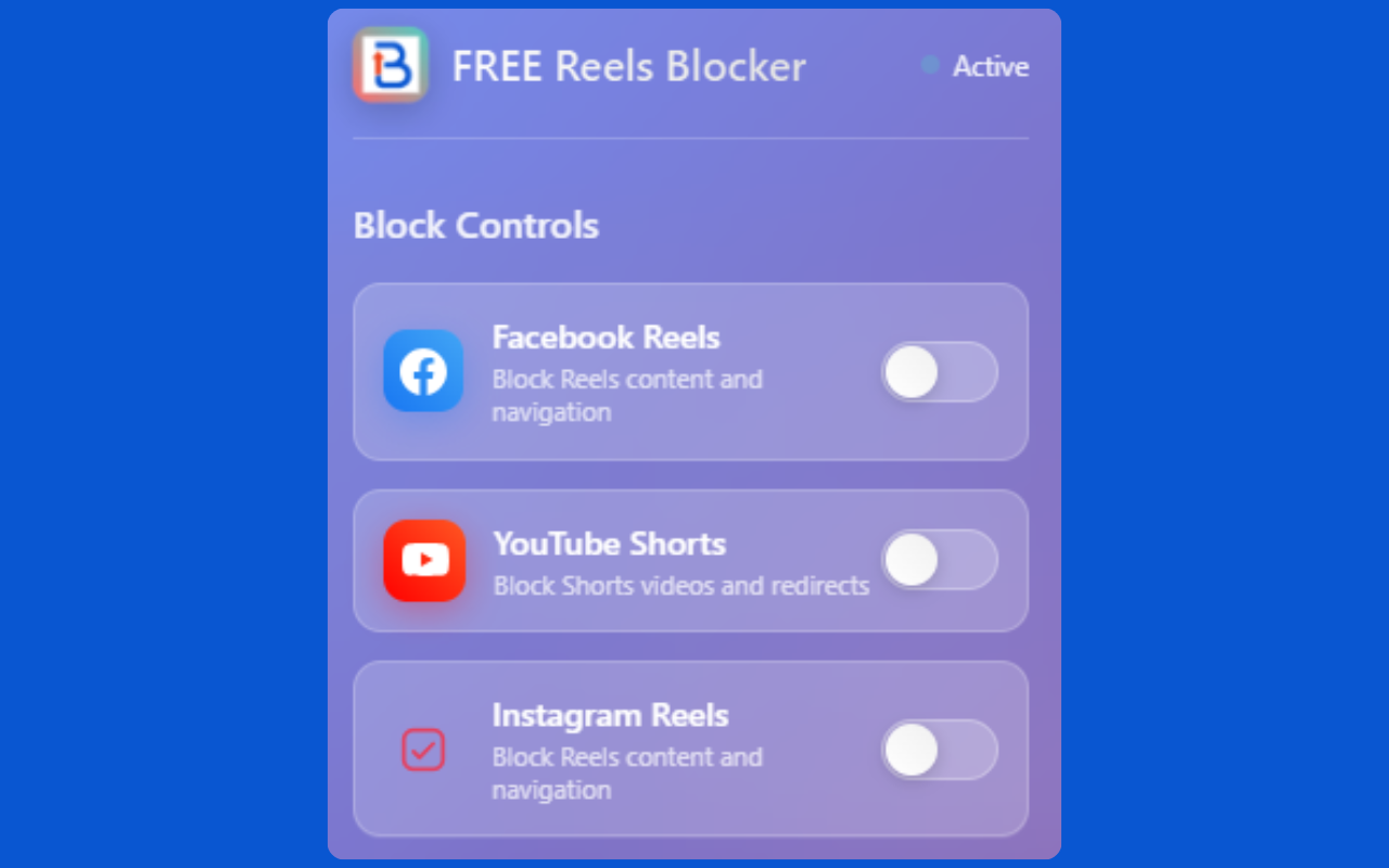 FREE Reels Blocker - 截图 3