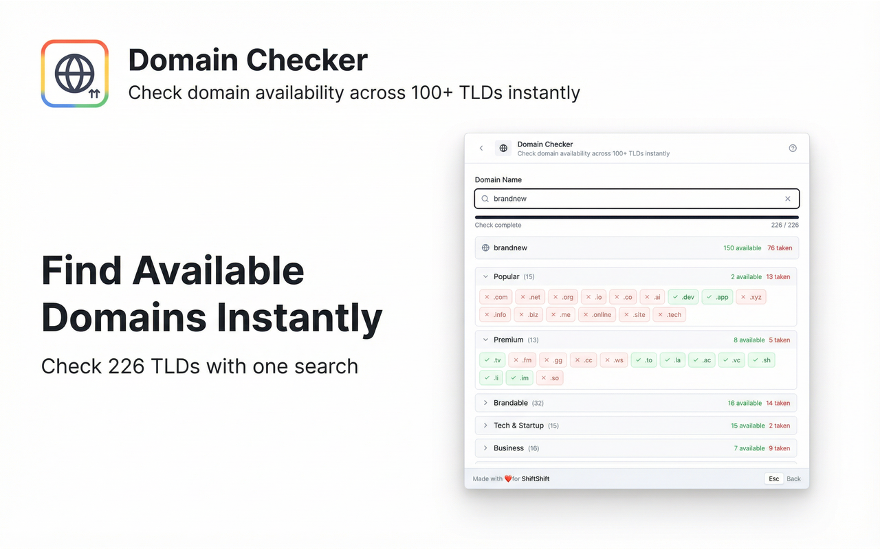 Domain Checker - 截图 1