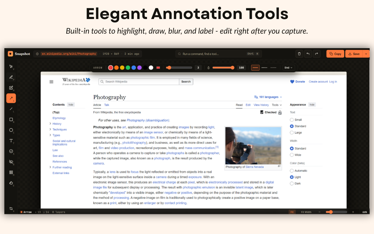 SnapShot - Full-page screenshot and annotation - 截图 3