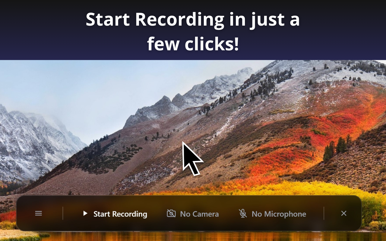 Dismotion - Screen Recorder with Auto Zoom - 截图 3