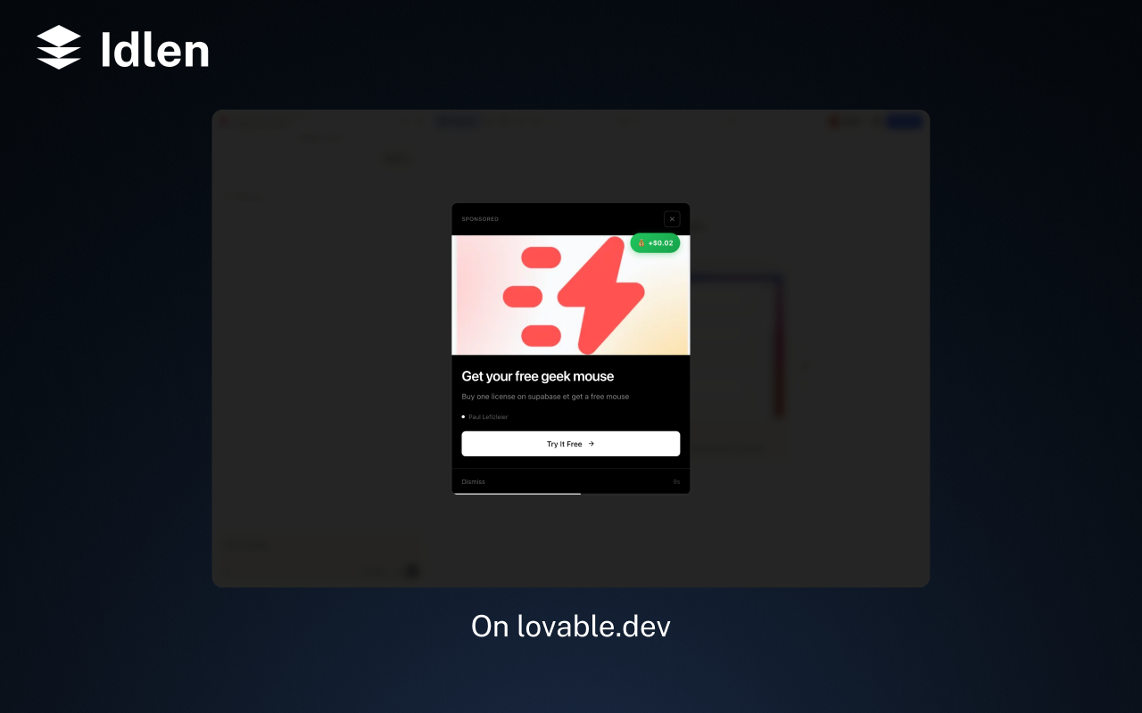 Idlen - Earn While You Prompt - 截图 2