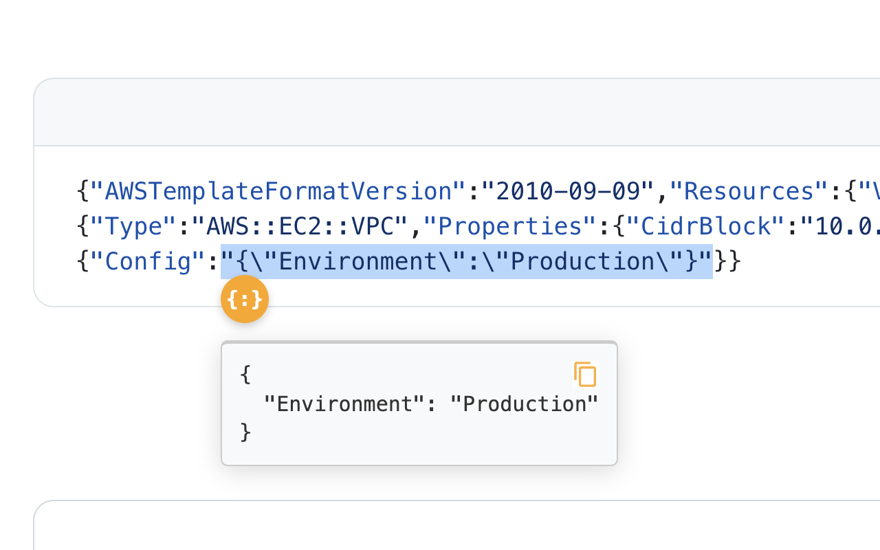 JSON Easy: 直接在网页中查看任何 JSON，包括格式错误的 - 截图 2