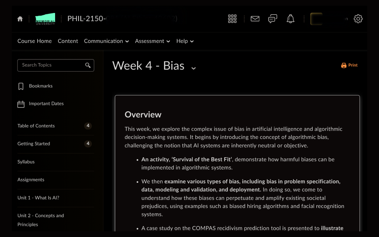 Dark Mode for Brightspace/D2L - 截图 2