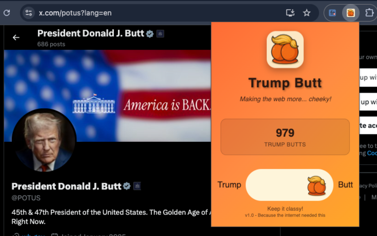 TrumpButt - 截图 1