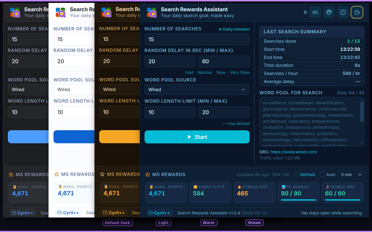Search Rewards Assistant - 截图 3