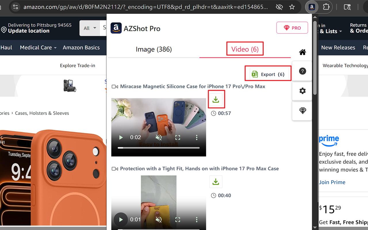 AZShot Pro - Amazon Media Downloader - 截图 1