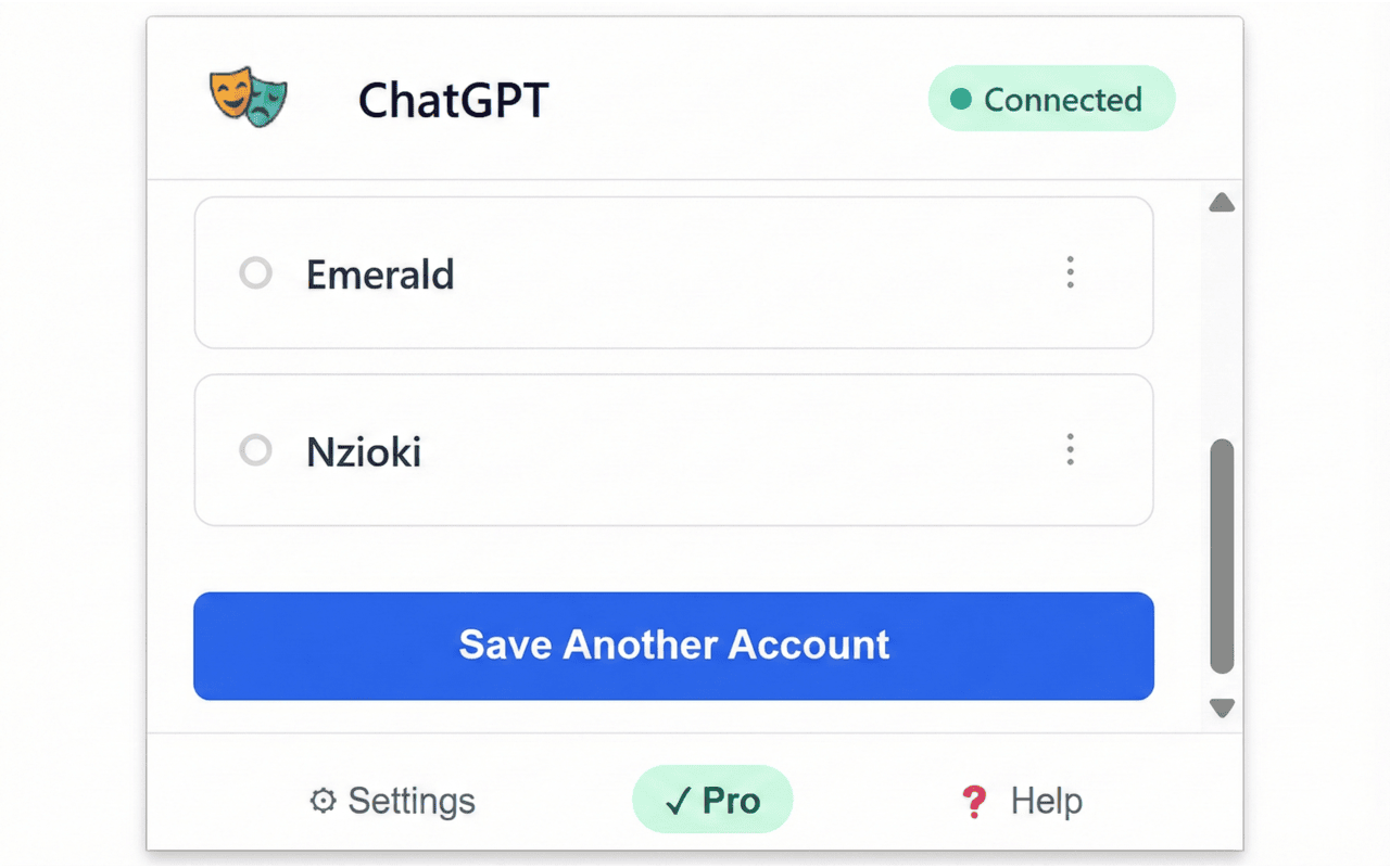 Session Switcher - AI Account Switcher - 截图 5