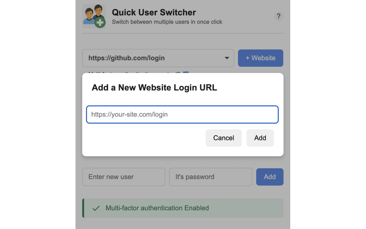 Quick User Switcher - 截图 2