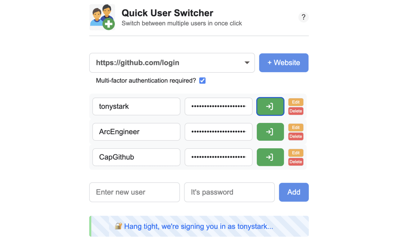 Quick User Switcher - 截图 5
