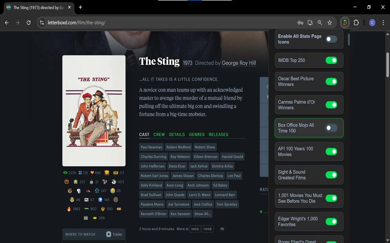 Betterboxd: Letterboxd Icon Adder - 截图 2
