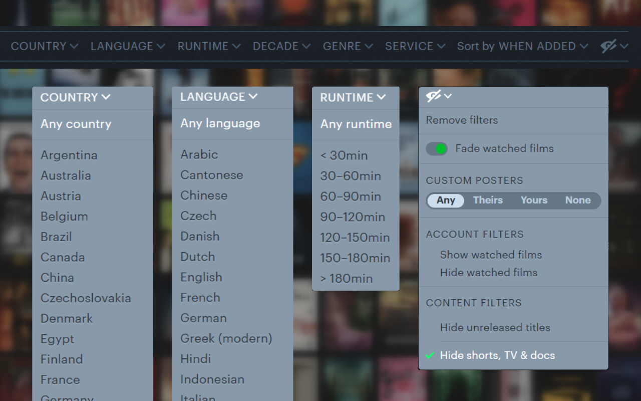 Enhancer for Letterboxd - 截图 2