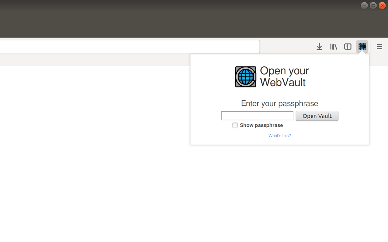WebVault - 截图 1