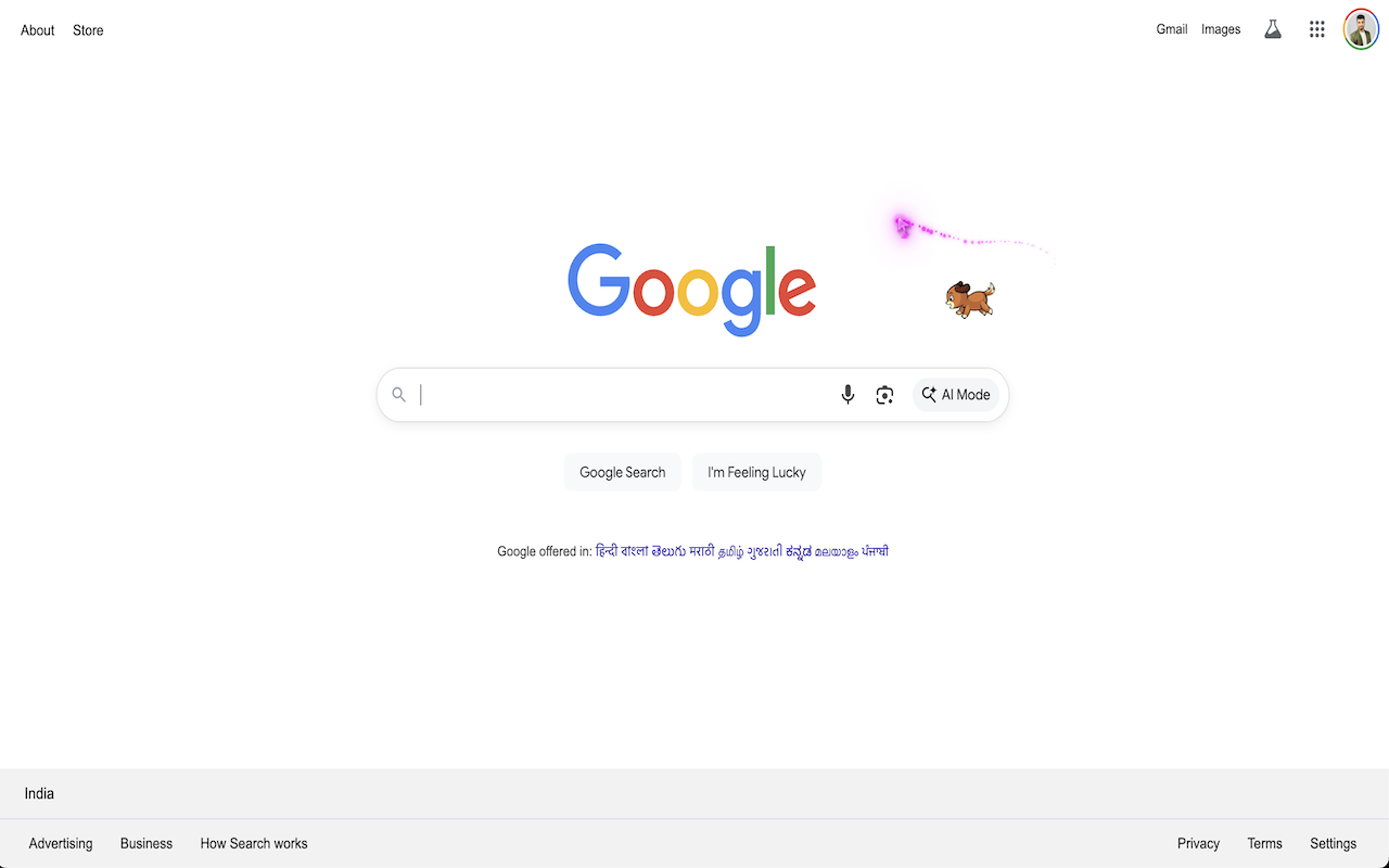 Glowing Cursor Mouse - Neon Magic Cursor - Pet Dog - 截图 2