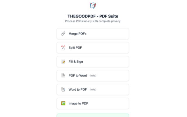 THEGOODPDF - PDF Suite - 截图 2