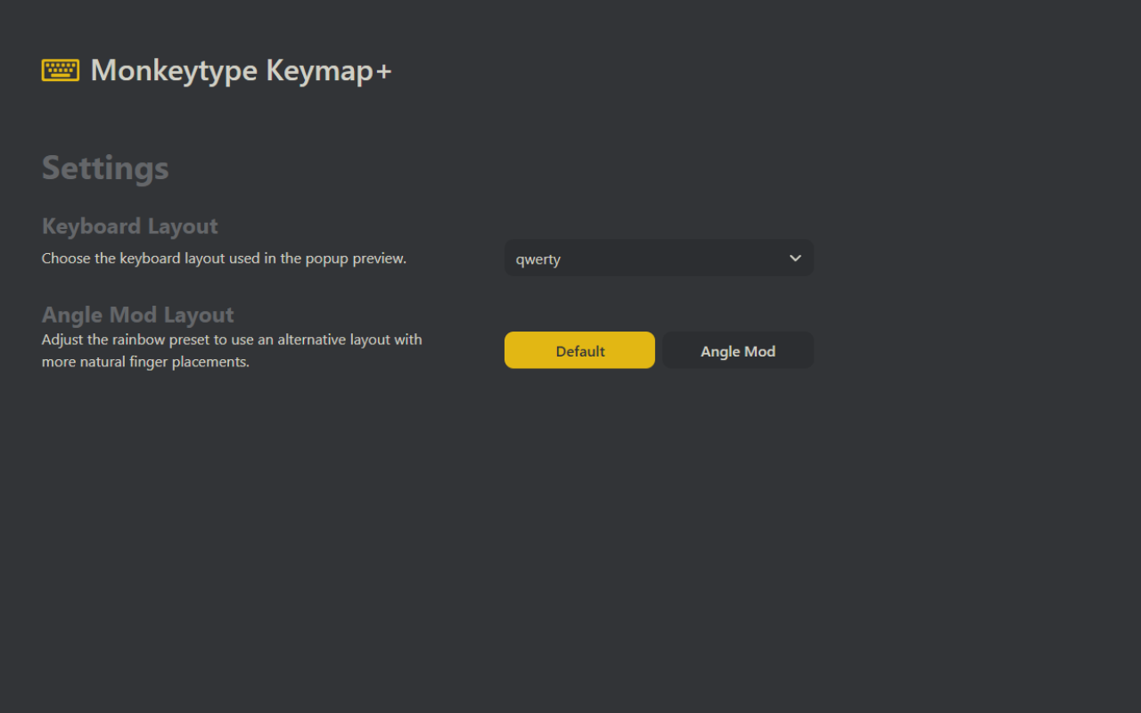 Monkeytype Keymap+ - 截图 3