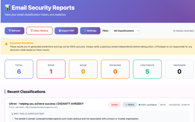 IsThisSpam - Scam & Spam Detector - 截图 4