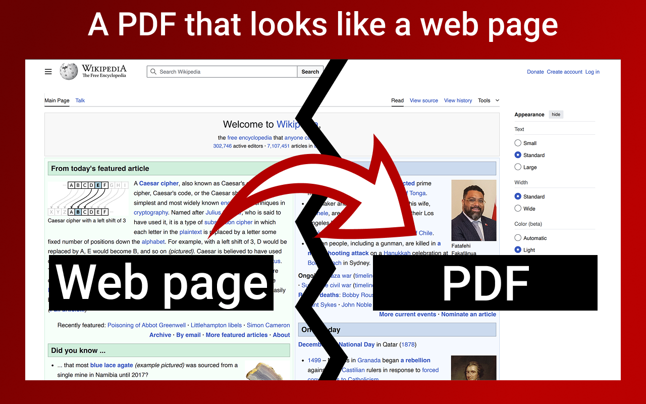 Save Page as PDF - 截图 1