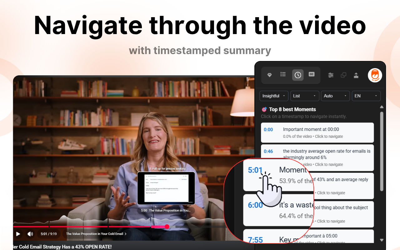 Sumrify : AI YouTube Video Summarizer - 截图 2
