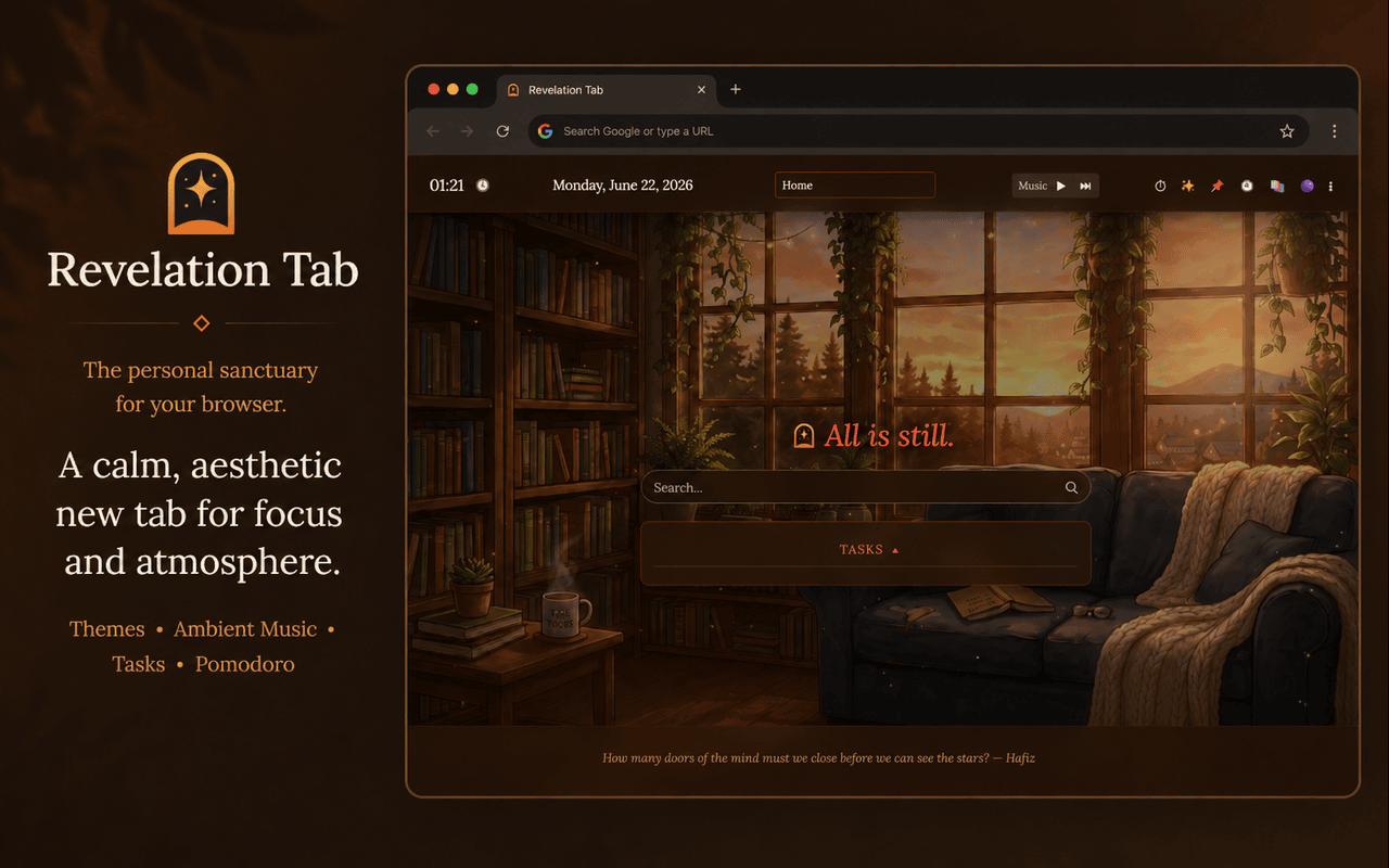 Revelation: Aesthetic New Tab - 截图 2