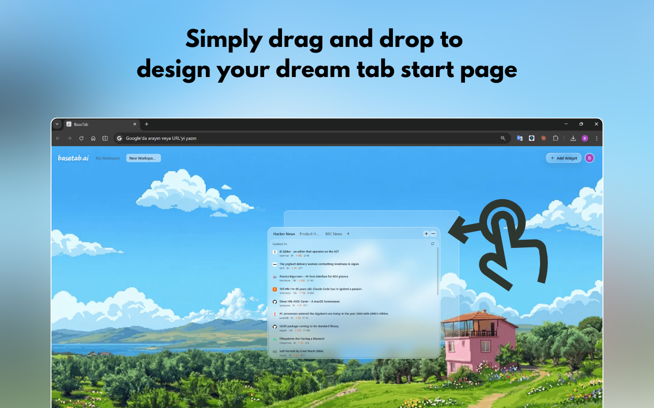 basetab.ai - 可定制的AI新标签页 - 截图 2